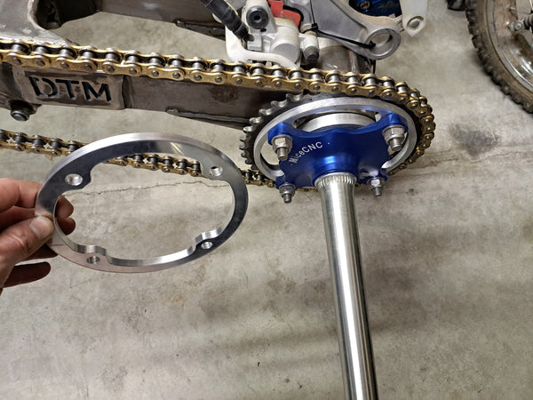 GT Thunder Dual Rear Sprocket Guard Yamaha Yfz450 YFZ 450 Raptor 700