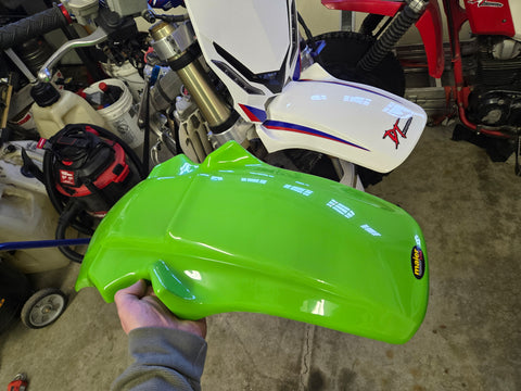 YZ Green 1986-87 ATC 200X Front Fender (Maier)